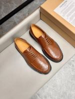 J.M.WESTON Brown calfskin Leather Shoes-J.M.WESTON Man Business Leather Shoes